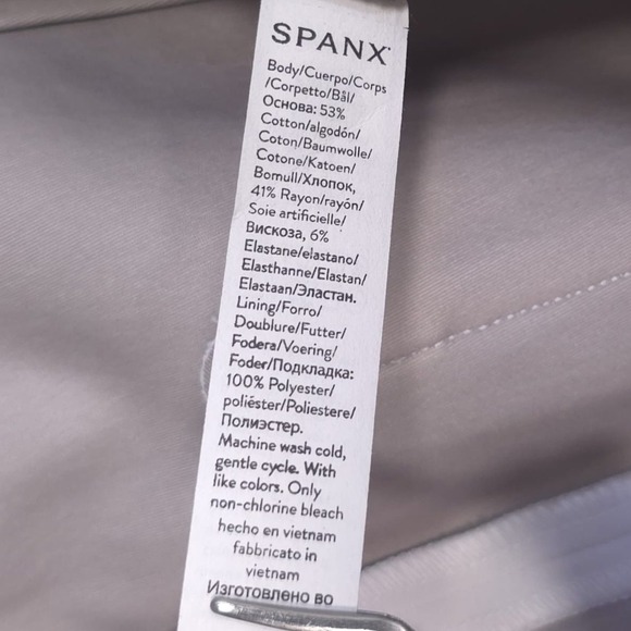 SPANX New Women's 3X Classic White Stretch Pull-on‎ Kick Flare Crop Pants 20373R - Picture 13 of 13